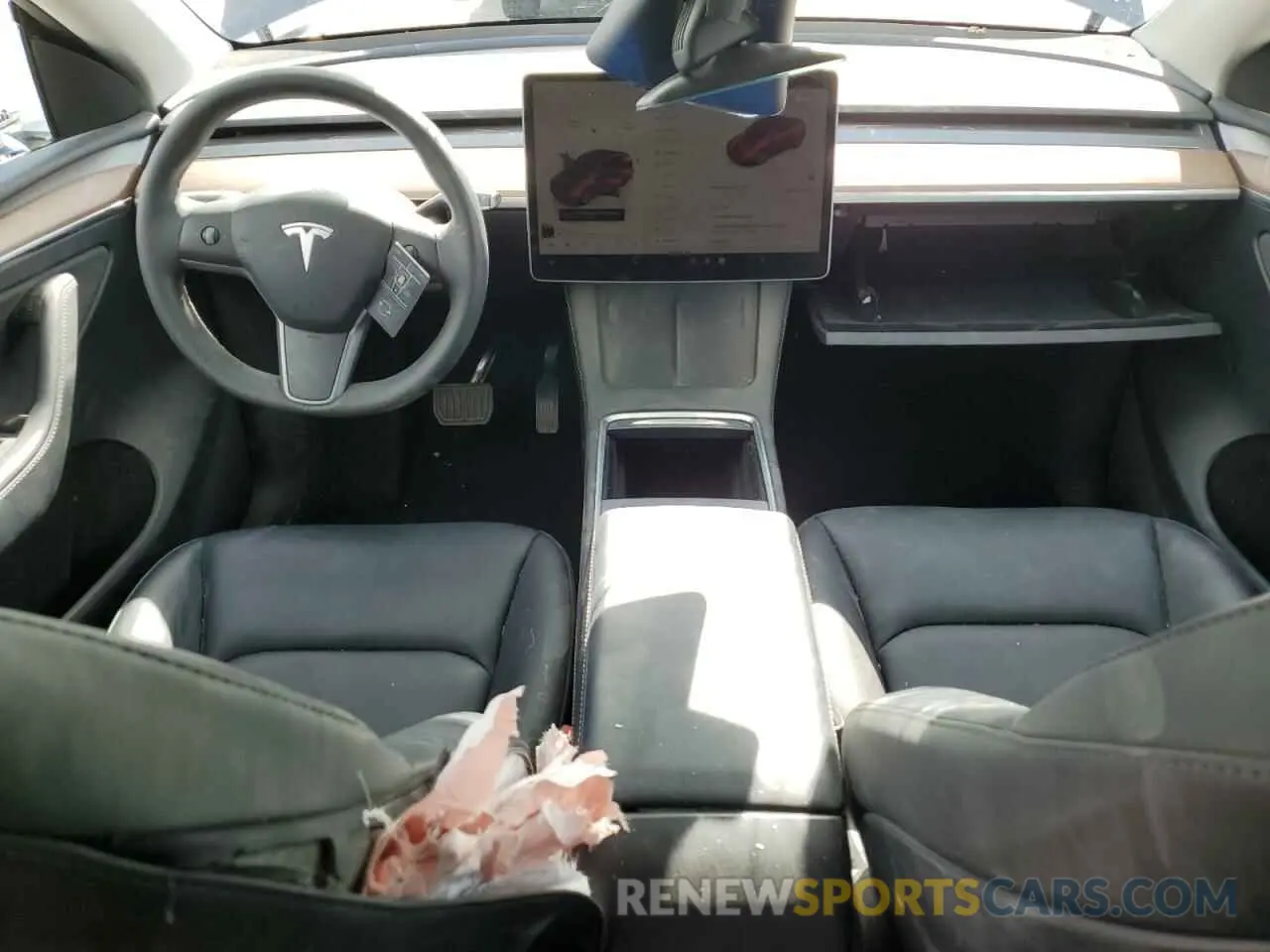 8 Photograph of a damaged car 7SAYGAEE4PF873757 TESLA MODEL Y 2023