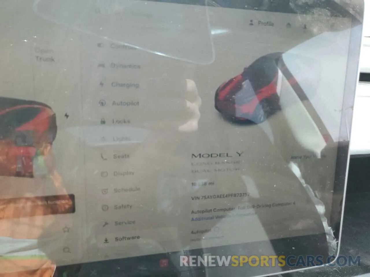 9 Photograph of a damaged car 7SAYGAEE4PF873757 TESLA MODEL Y 2023