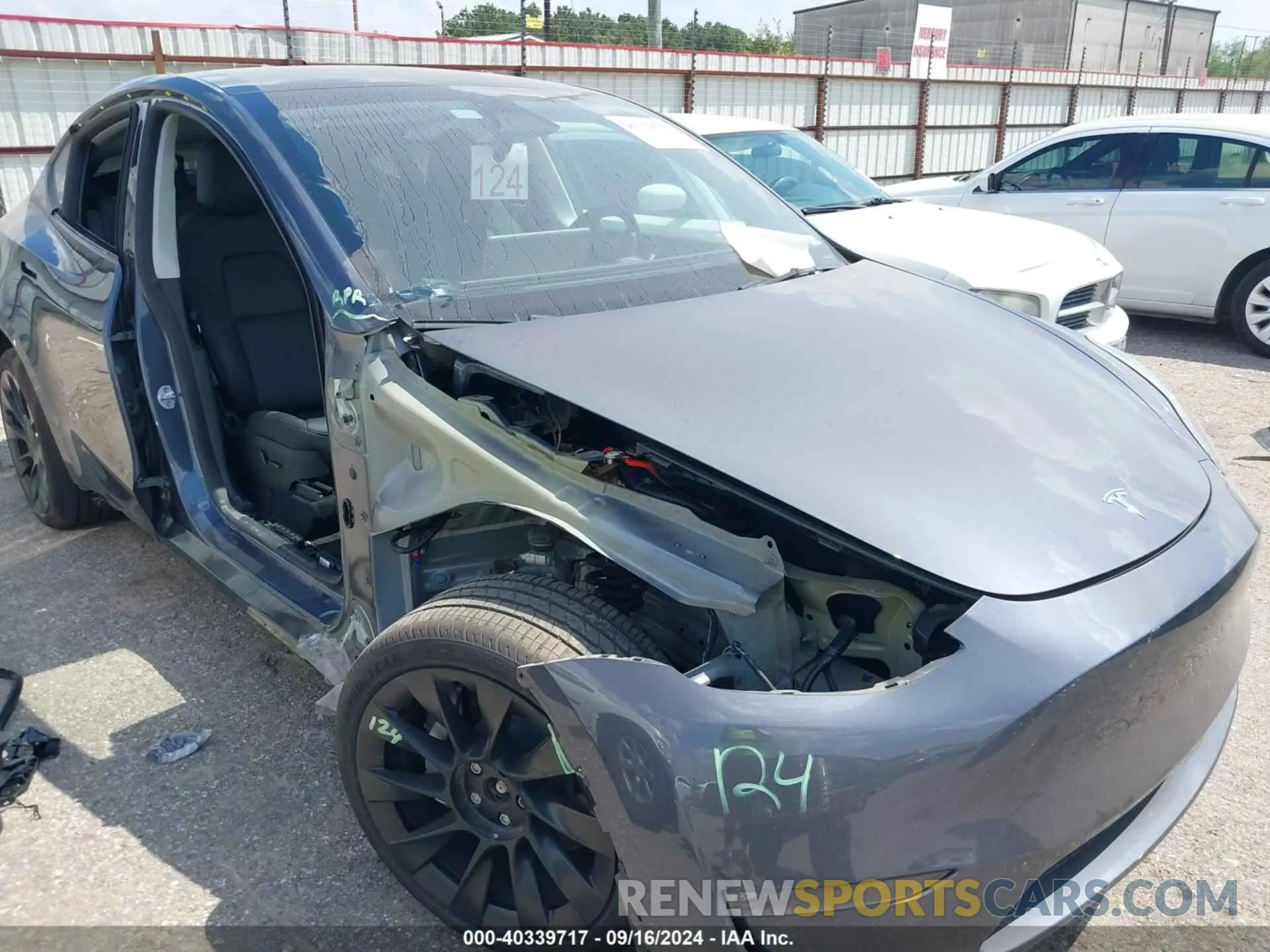 1 Photograph of a damaged car 7SAYGAEE4PF882782 TESLA MODEL Y 2023