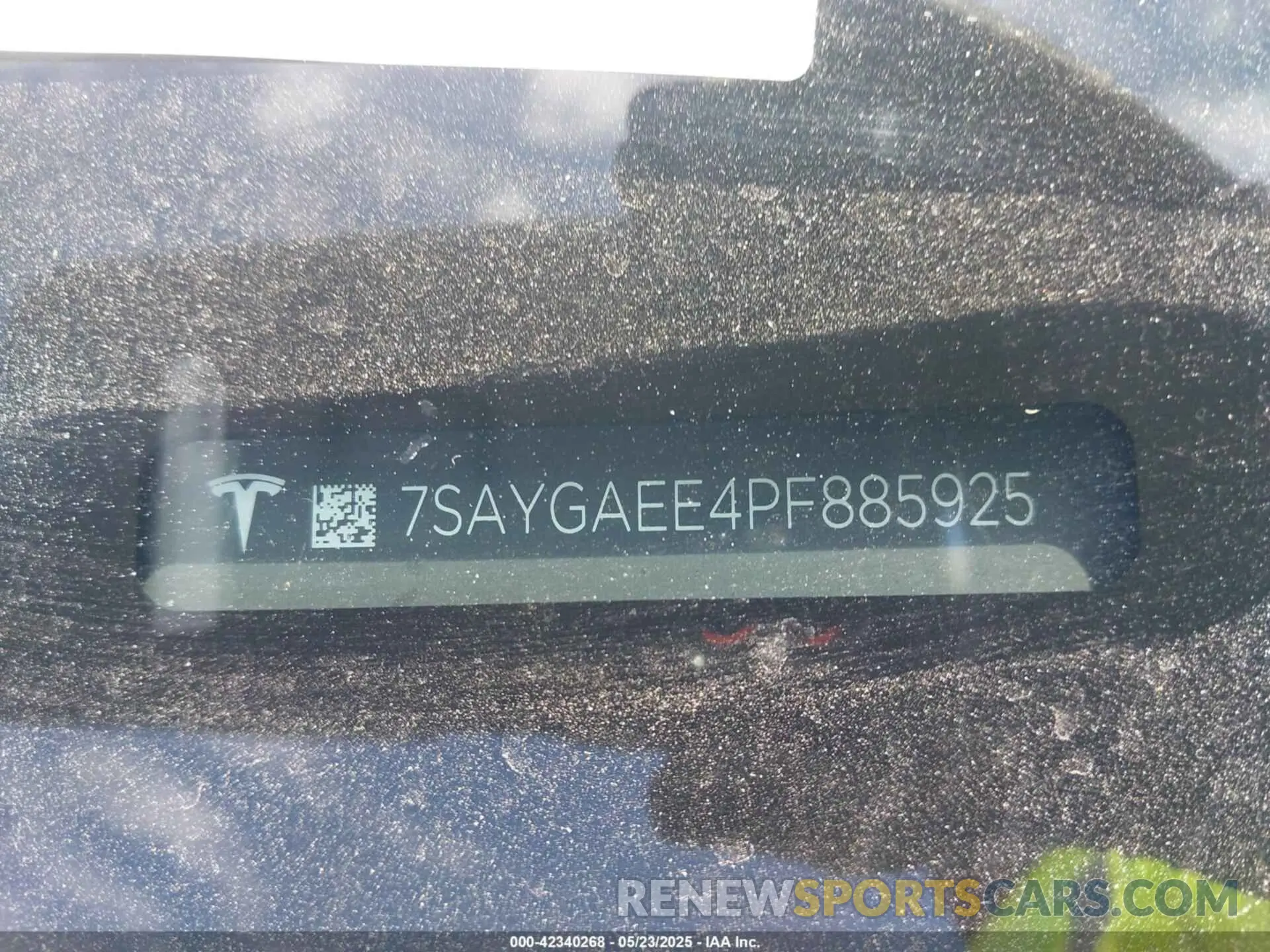 9 Фотография поврежденного автомобиля 7SAYGAEE4PF885925 TESLA MODEL Y 2023