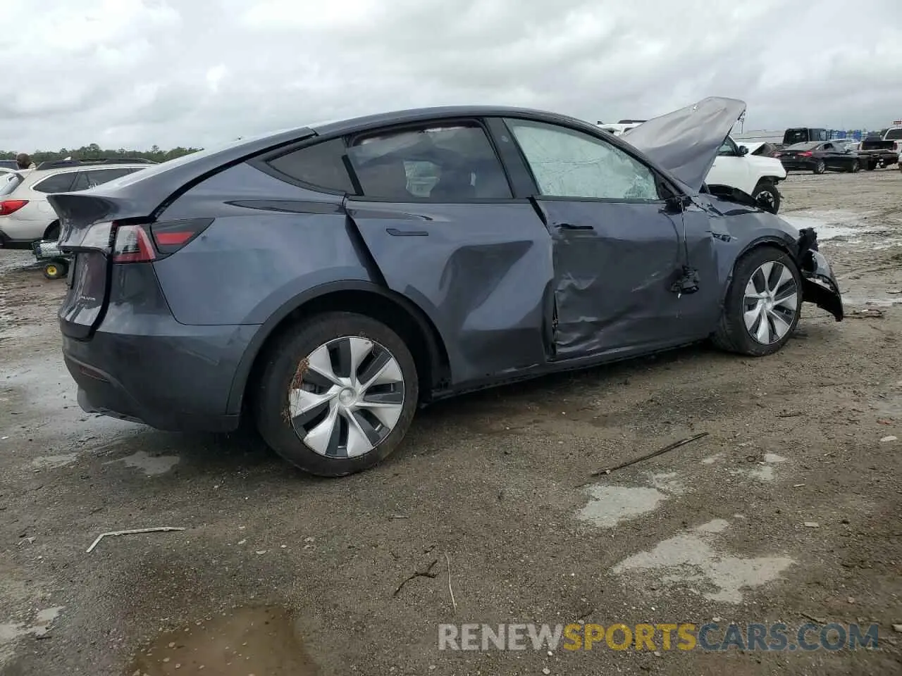 3 Photograph of a damaged car 7SAYGAEE4PF966567 TESLA MODEL Y 2023