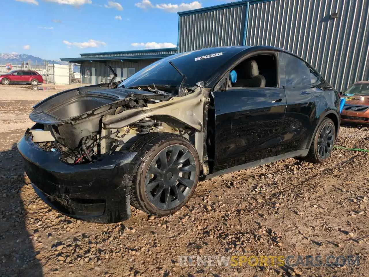 1 Фотография поврежденного автомобиля 7SAYGAEE5PF711801 TESLA MODEL Y 2023