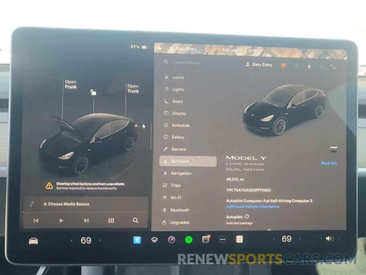 9 Фотография поврежденного автомобиля 7SAYGAEE5PF711801 TESLA MODEL Y 2023