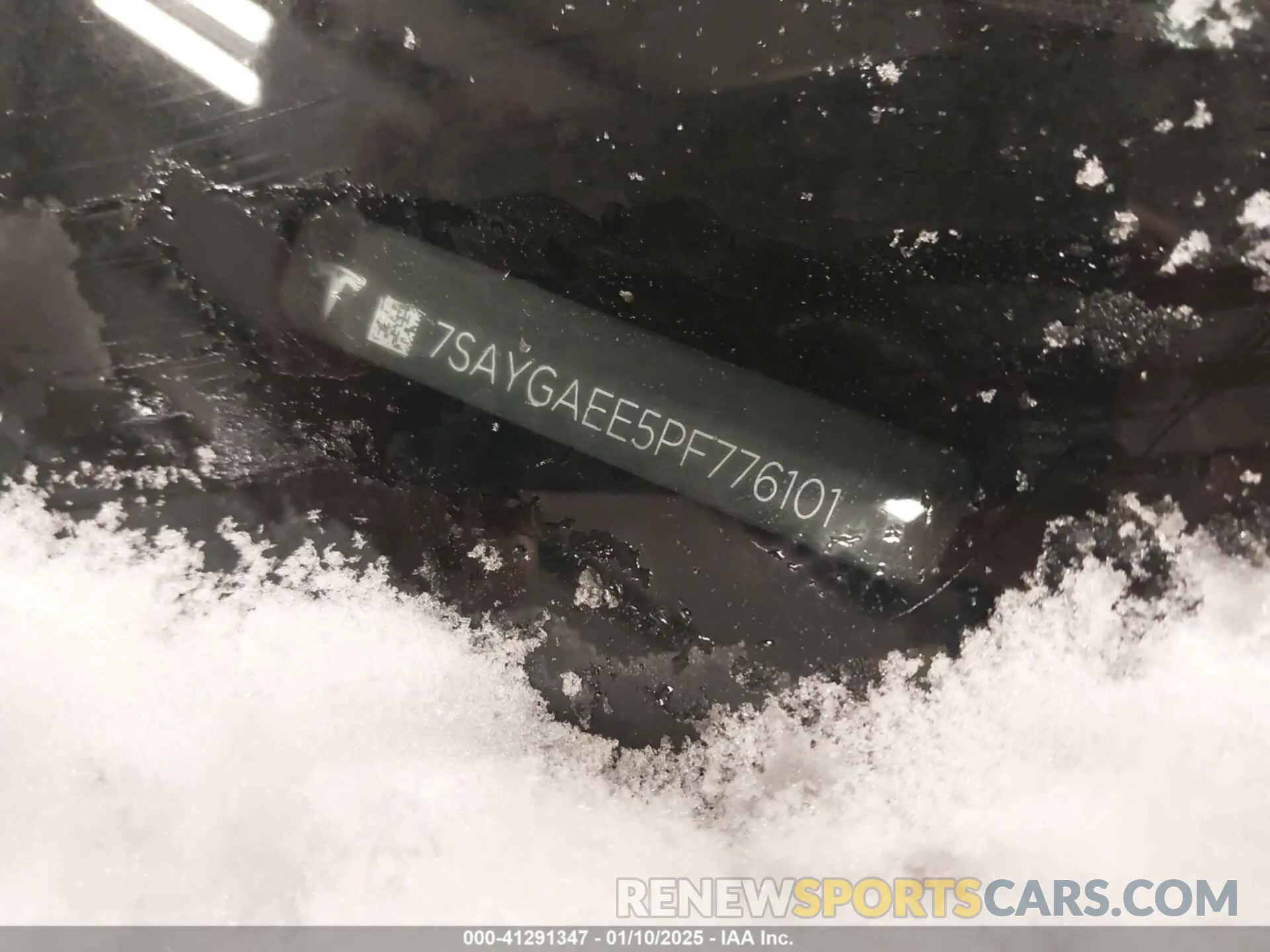 9 Фотография поврежденного автомобиля 7SAYGAEE5PF776101 TESLA MODEL Y 2023