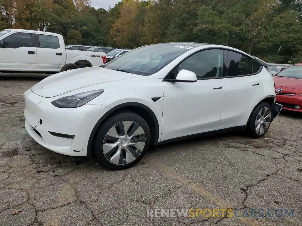 1 Photograph of a damaged car 7SAYGAEE5PF799717 TESLA MODEL Y 2023