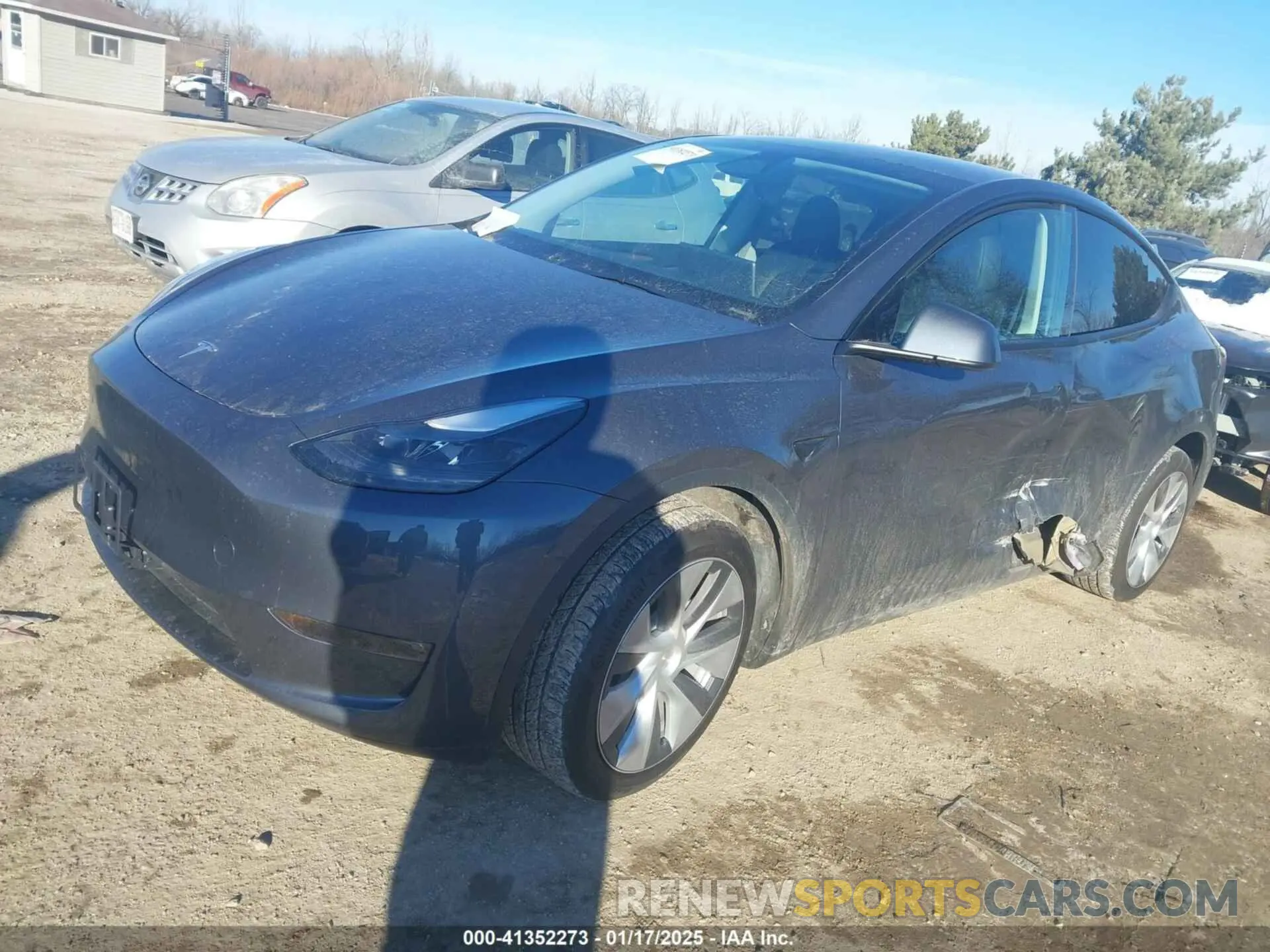 2 Фотография поврежденного автомобиля 7SAYGAEE5PF927115 TESLA MODEL Y 2023