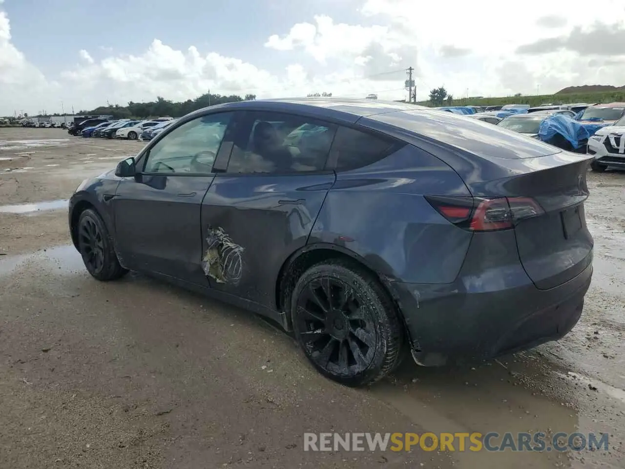 2 Фотография поврежденного автомобиля 7SAYGAEE6PF627048 TESLA MODEL Y 2023