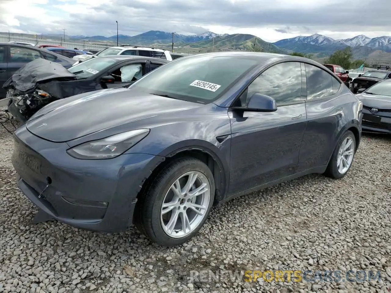 1 Photograph of a damaged car 7SAYGAEE6PF692711 TESLA MODEL Y 2023