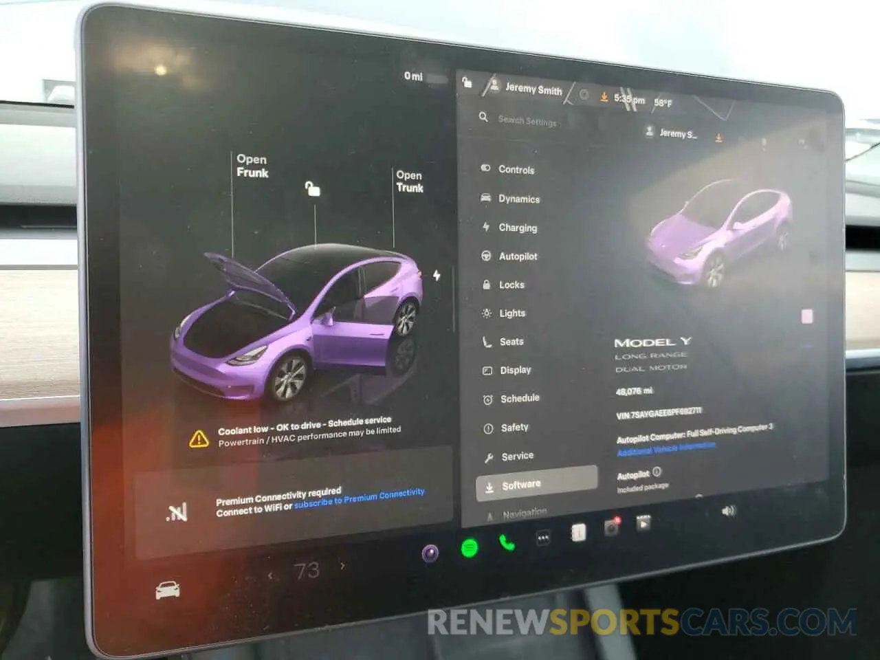 9 Photograph of a damaged car 7SAYGAEE6PF692711 TESLA MODEL Y 2023
