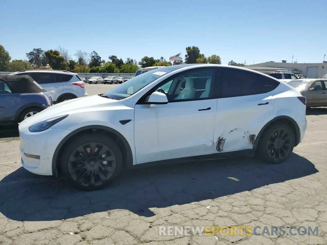 1 Photograph of a damaged car 7SAYGAEE6PF777113 TESLA MODEL Y 2023
