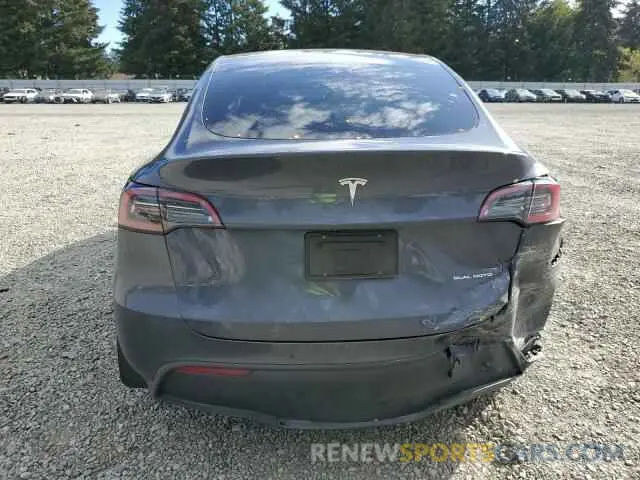 6 Photograph of a damaged car 7SAYGAEE6PF835639 TESLA MODEL Y 2023