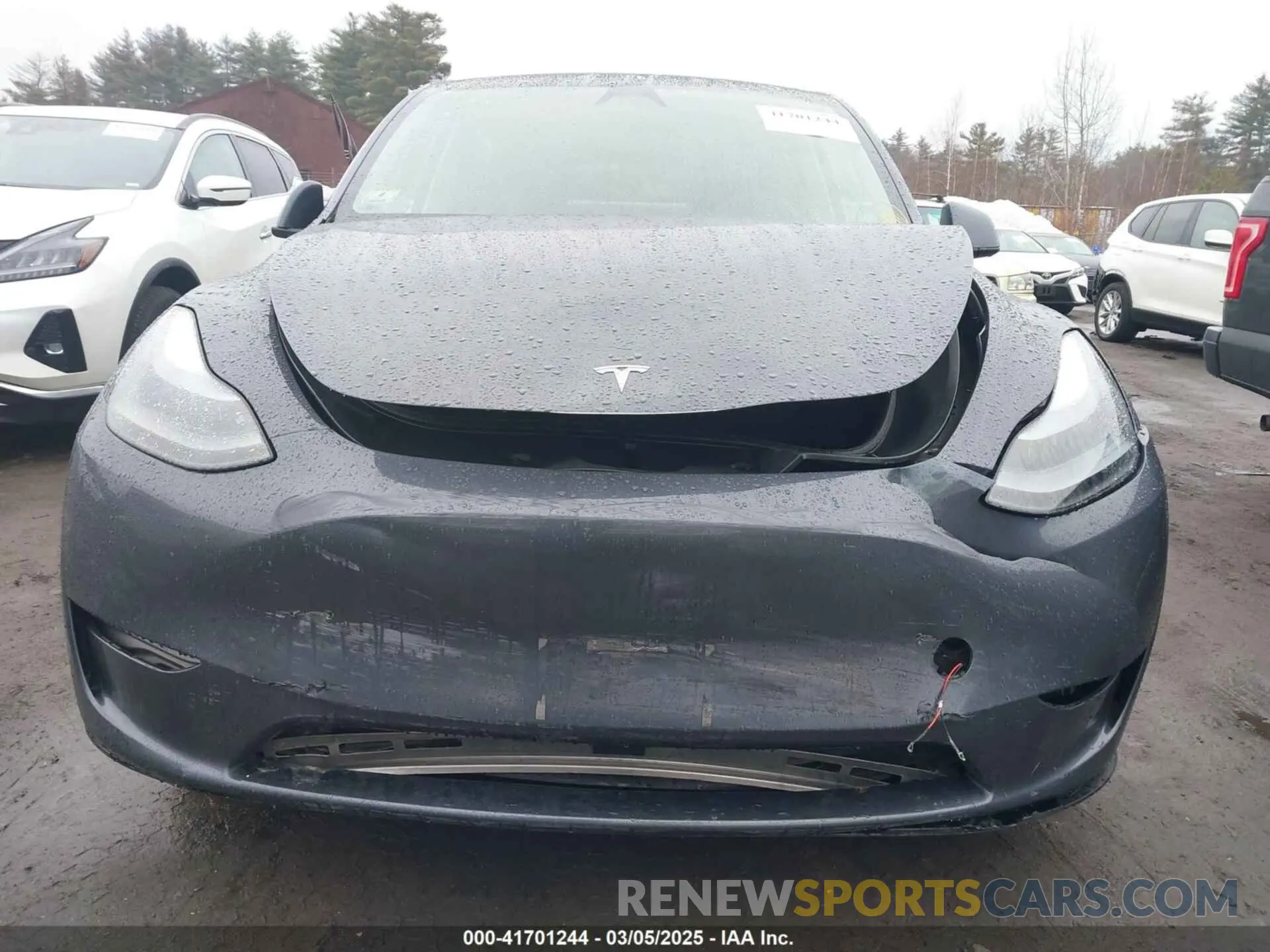 6 Фотография поврежденного автомобиля 7SAYGAEE6PF850027 TESLA MODEL Y 2023