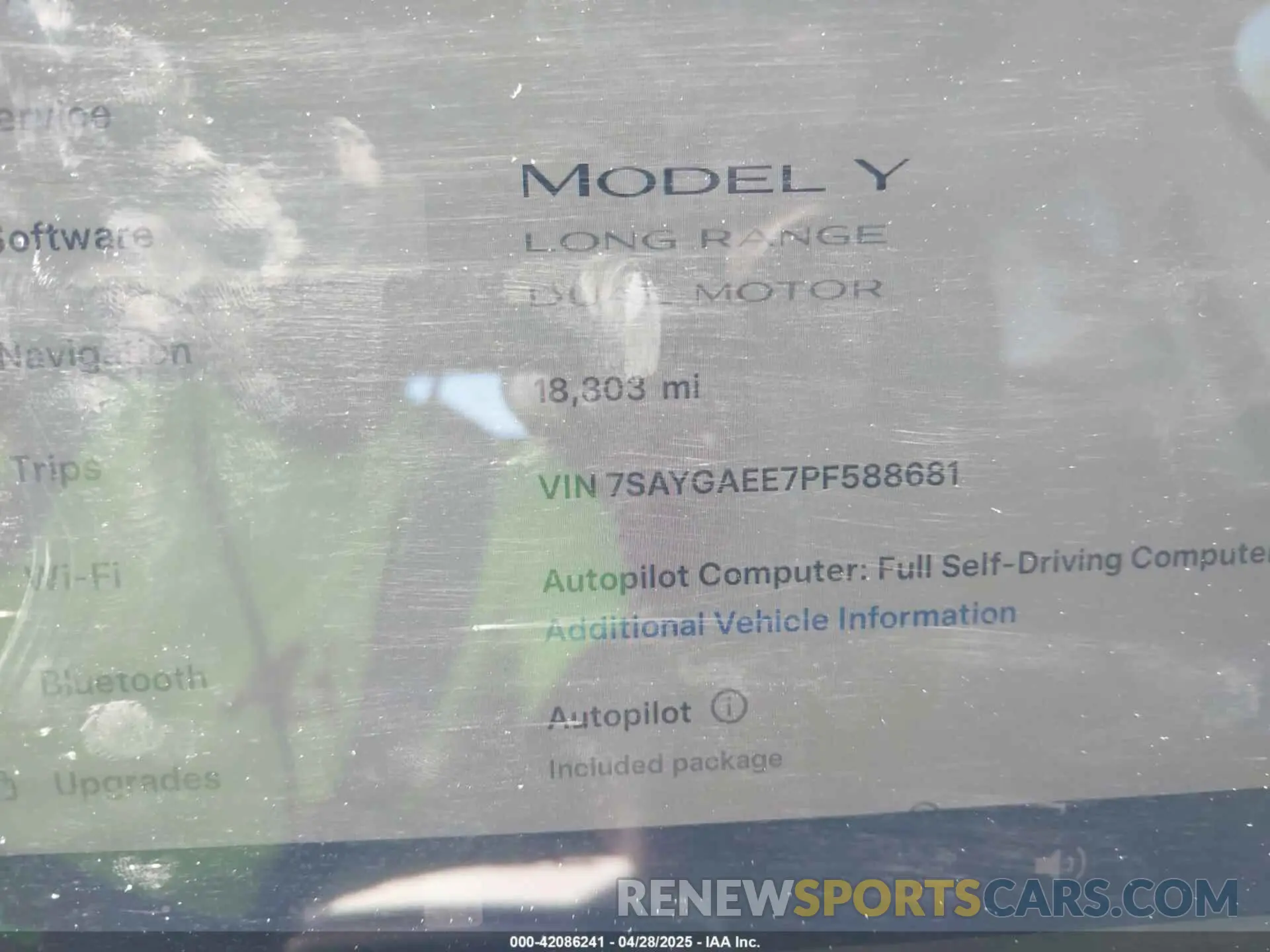 16 Photograph of a damaged car 7SAYGAEE7PF588681 TESLA MODEL Y 2023