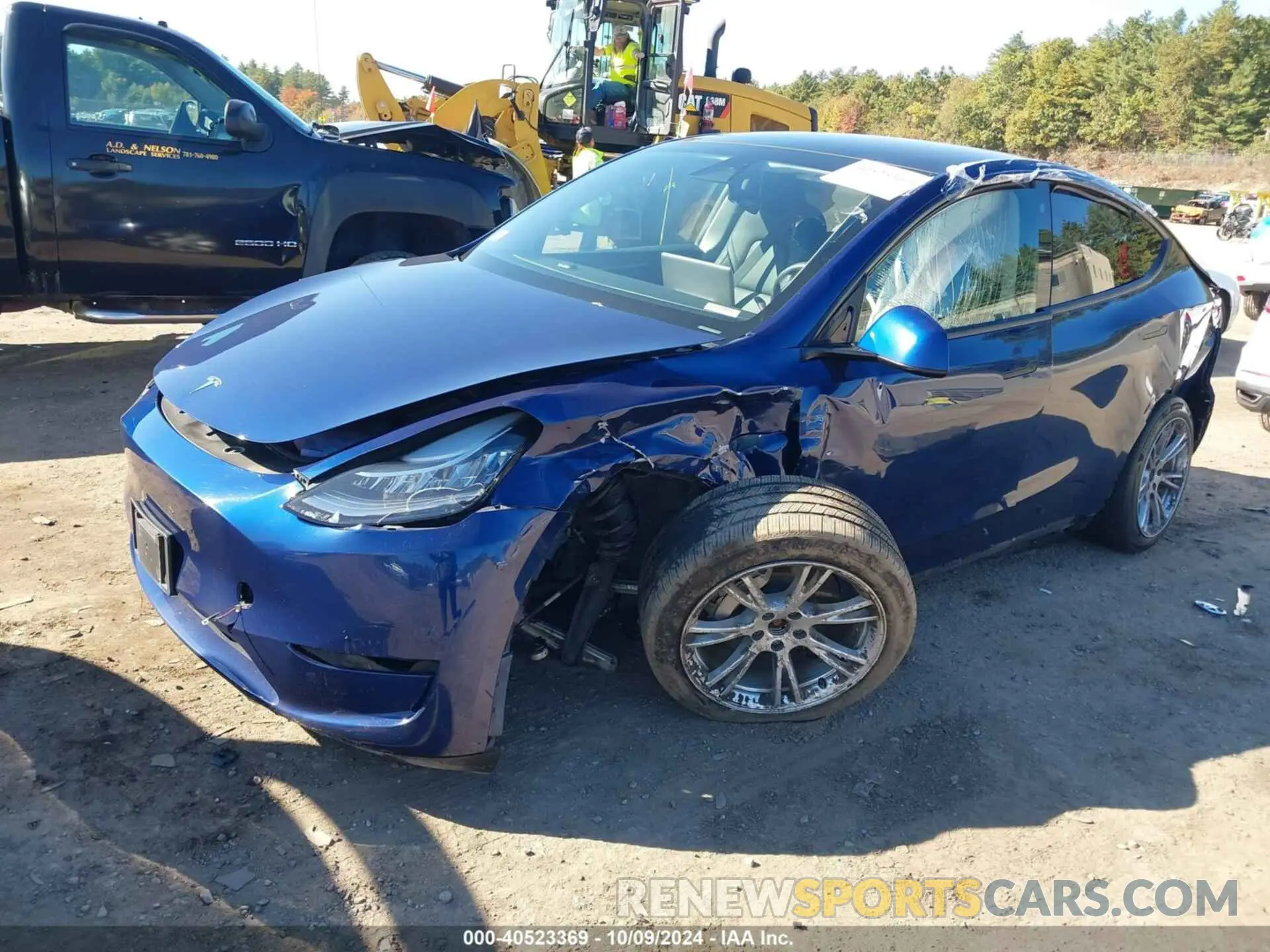 2 Фотография поврежденного автомобиля 7SAYGAEE7PF611442 TESLA MODEL Y 2023