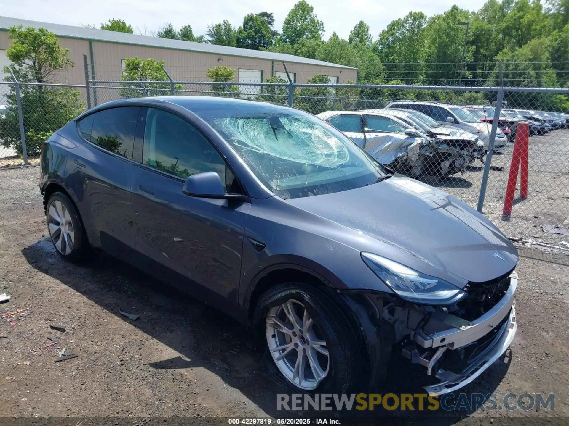 1 Фотография поврежденного автомобиля 7SAYGAEE7PF615751 TESLA MODEL Y 2023