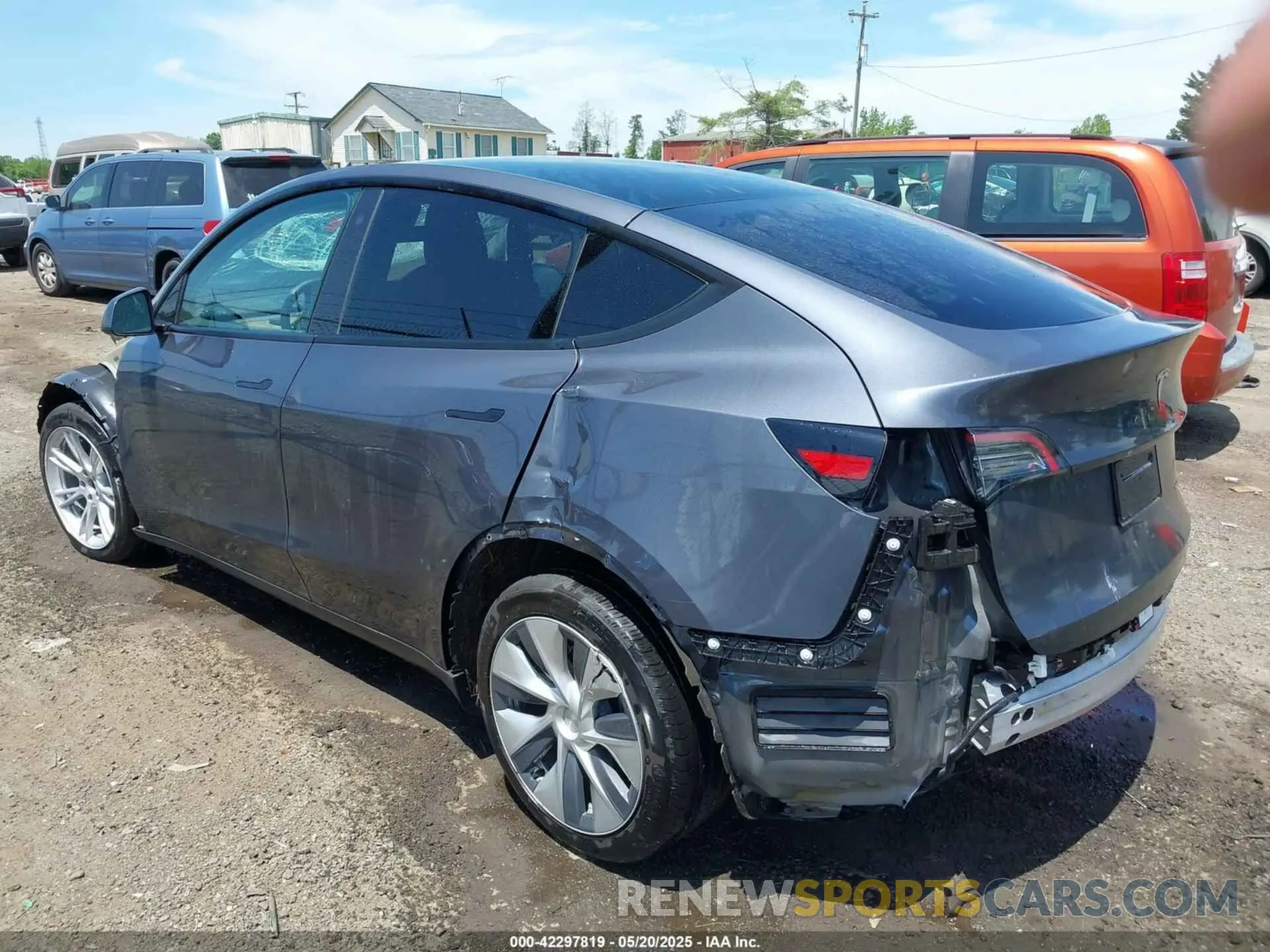 3 Фотография поврежденного автомобиля 7SAYGAEE7PF615751 TESLA MODEL Y 2023
