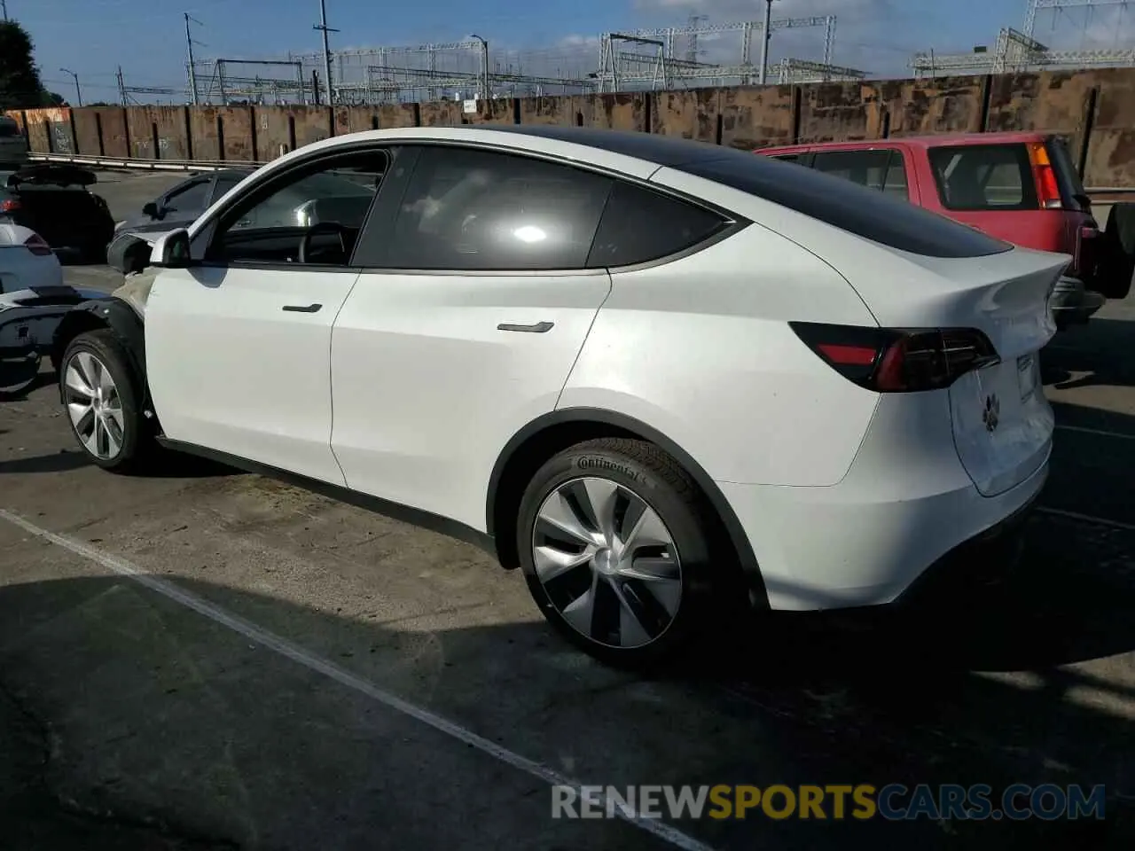 2 Фотография поврежденного автомобиля 7SAYGAEE7PF619170 TESLA MODEL Y 2023