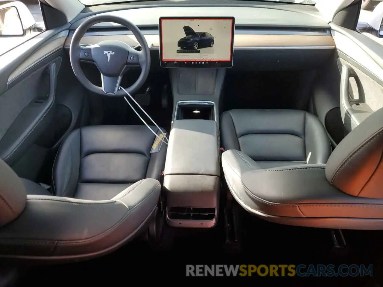8 Фотография поврежденного автомобиля 7SAYGAEE7PF619170 TESLA MODEL Y 2023