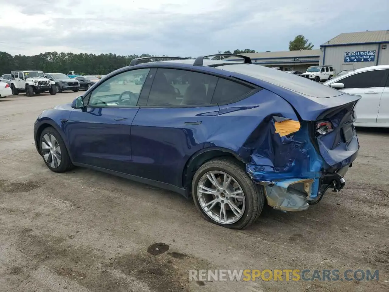 2 Фотография поврежденного автомобиля 7SAYGAEE7PF663198 TESLA MODEL Y 2023