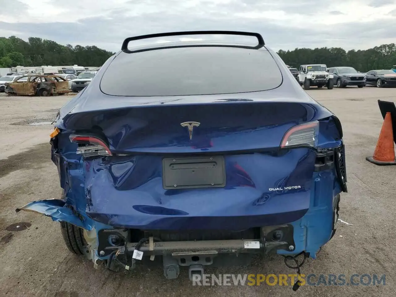 6 Фотография поврежденного автомобиля 7SAYGAEE7PF663198 TESLA MODEL Y 2023