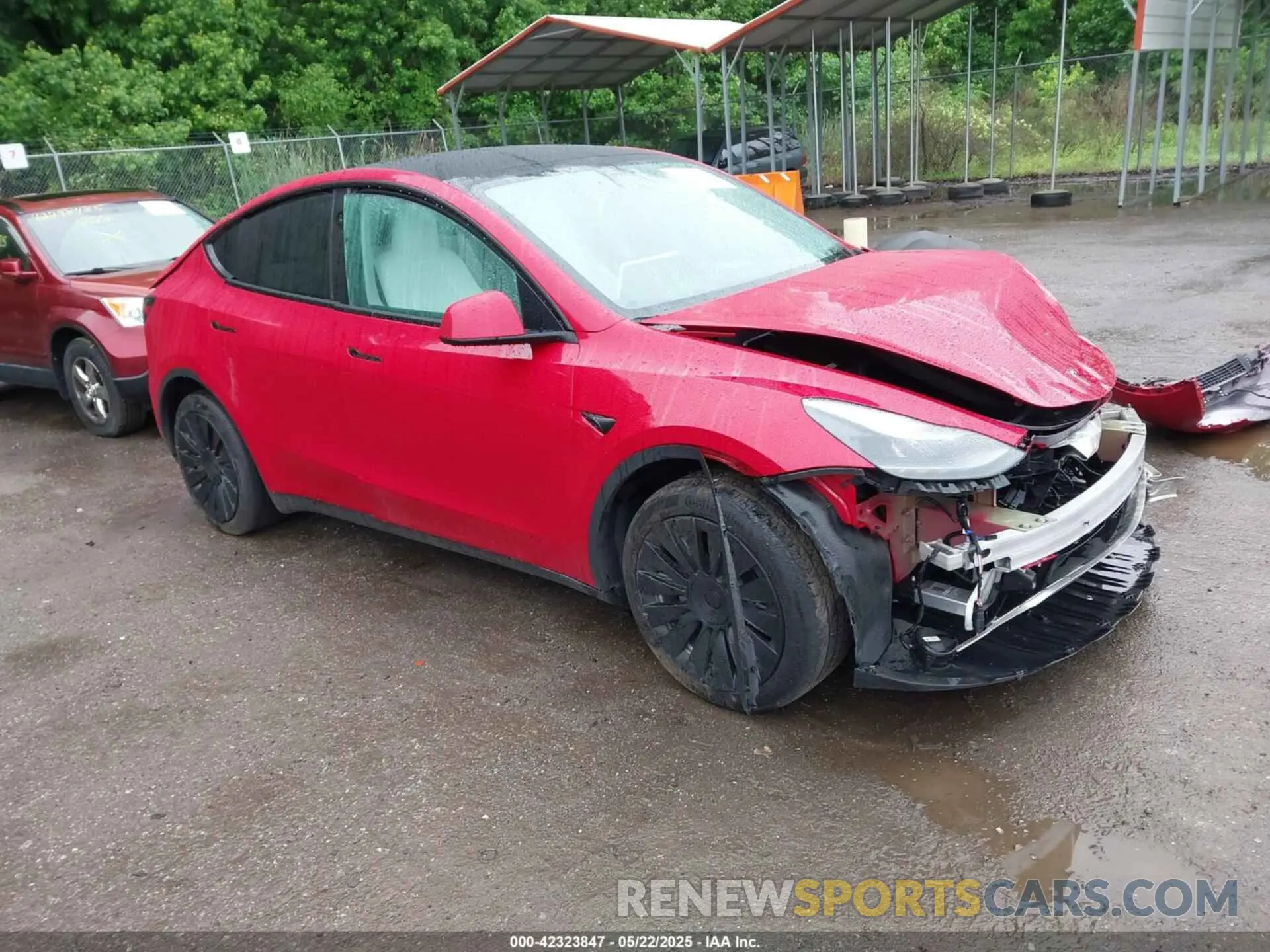 1 Photograph of a damaged car 7SAYGAEE7PF800978 TESLA MODEL Y 2023