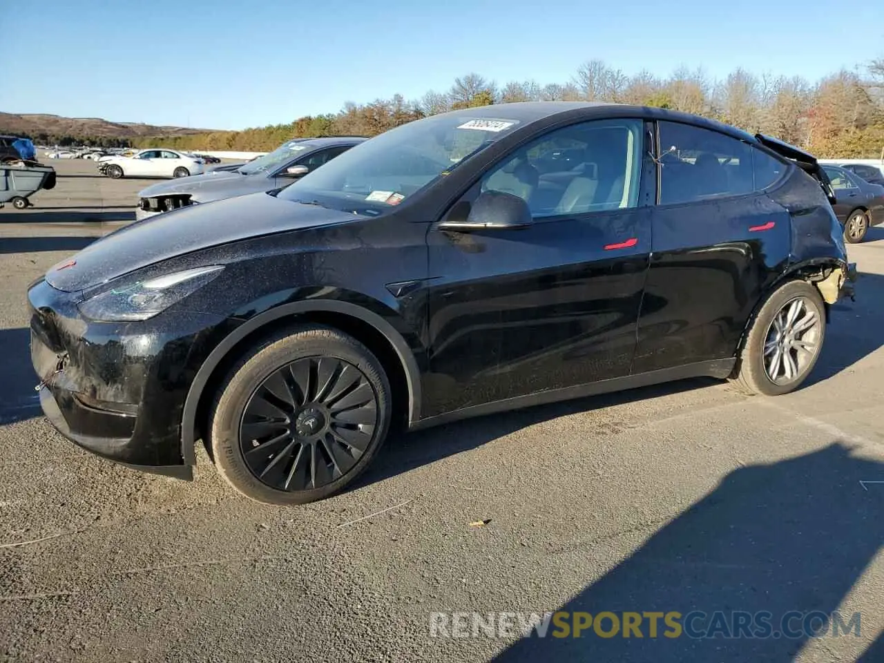 1 Photograph of a damaged car 7SAYGAEE7PF896899 TESLA MODEL Y 2023