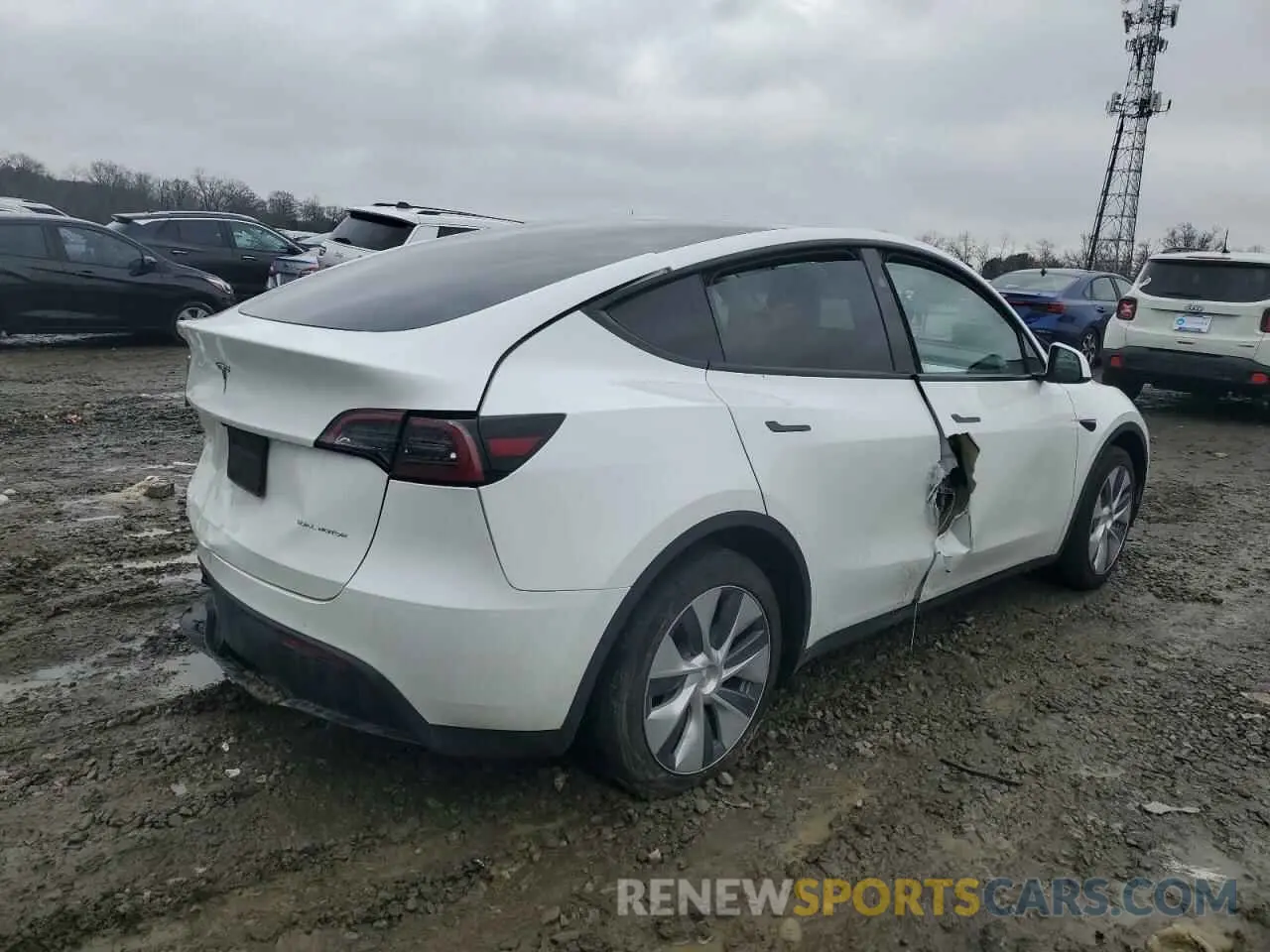 3 Photograph of a damaged car 7SAYGAEE7PF911417 TESLA MODEL Y 2023