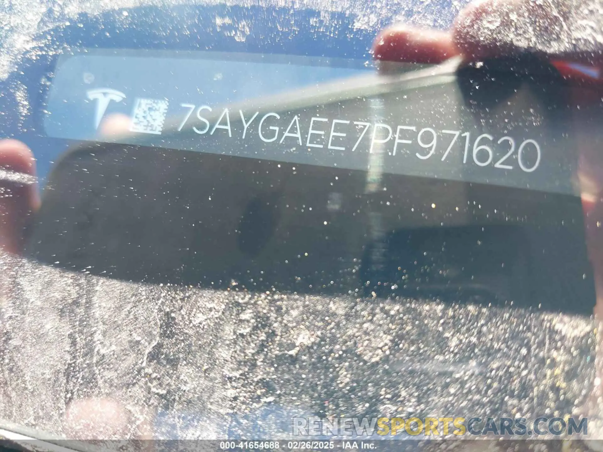 9 Фотография поврежденного автомобиля 7SAYGAEE7PF971620 TESLA MODEL Y 2023