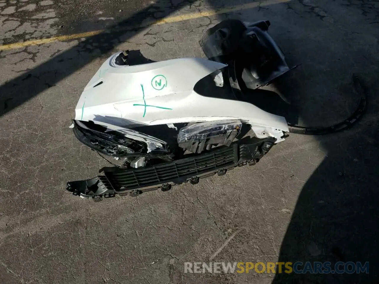 13 Photograph of a damaged car 7SAYGAEE8PF622093 TESLA MODEL Y 2023