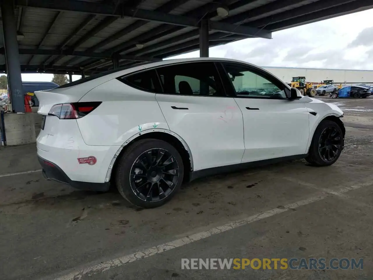 3 Photograph of a damaged car 7SAYGAEE8PF622093 TESLA MODEL Y 2023