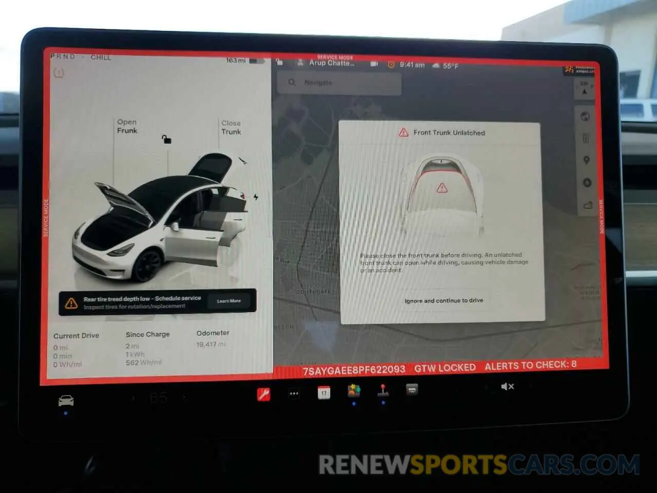 9 Photograph of a damaged car 7SAYGAEE8PF622093 TESLA MODEL Y 2023