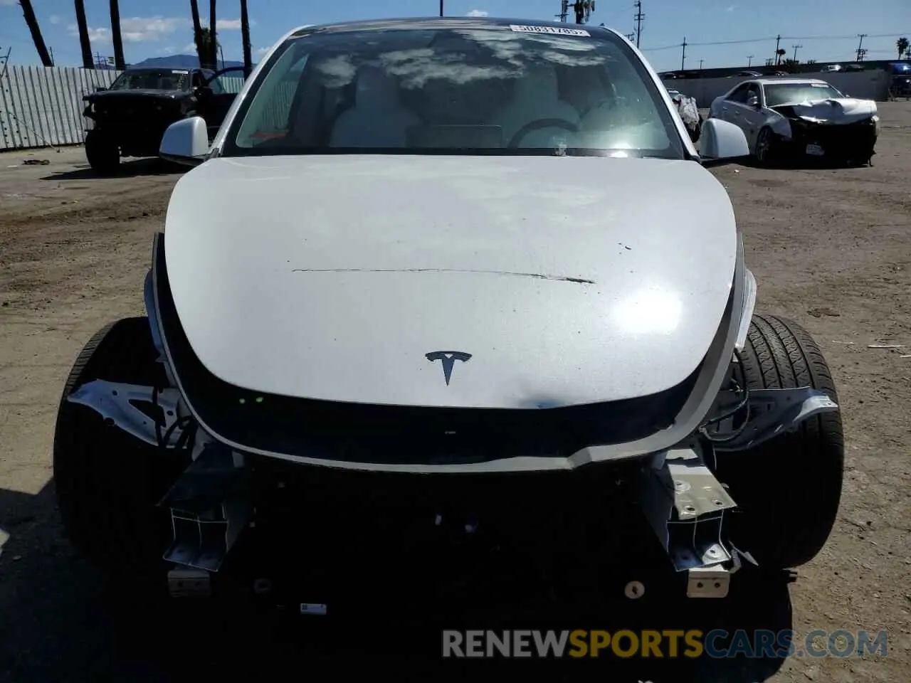 5 Фотография поврежденного автомобиля 7SAYGAEE8PF645129 TESLA MODEL Y 2023