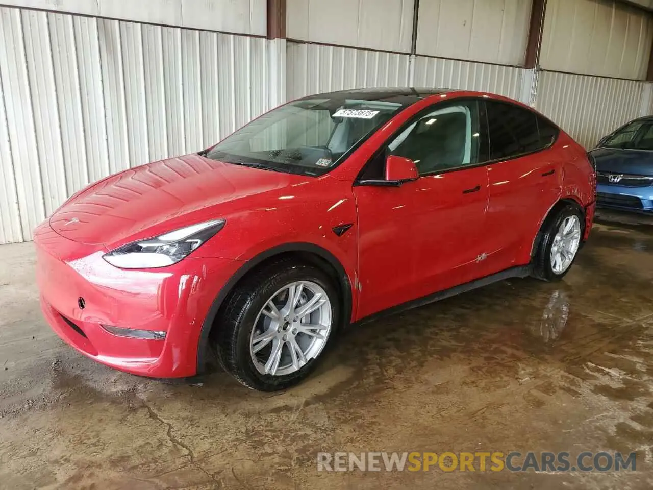 1 Photograph of a damaged car 7SAYGAEE8PF701618 TESLA MODEL Y 2023