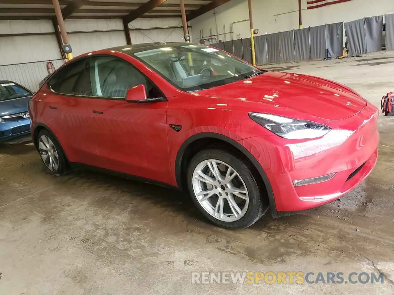 4 Photograph of a damaged car 7SAYGAEE8PF701618 TESLA MODEL Y 2023