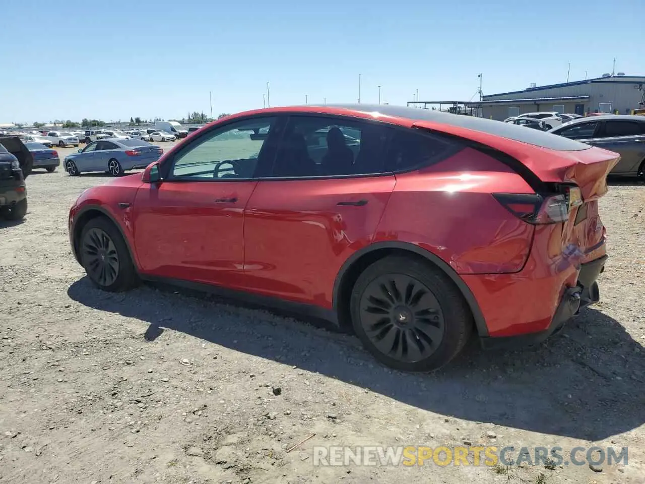 2 Фотография поврежденного автомобиля 7SAYGAEE8PF747191 TESLA MODEL Y 2023