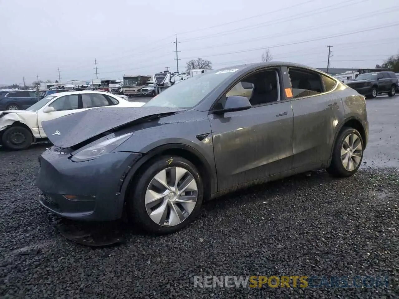 1 Photograph of a damaged car 7SAYGAEE9PF621258 TESLA MODEL Y 2023