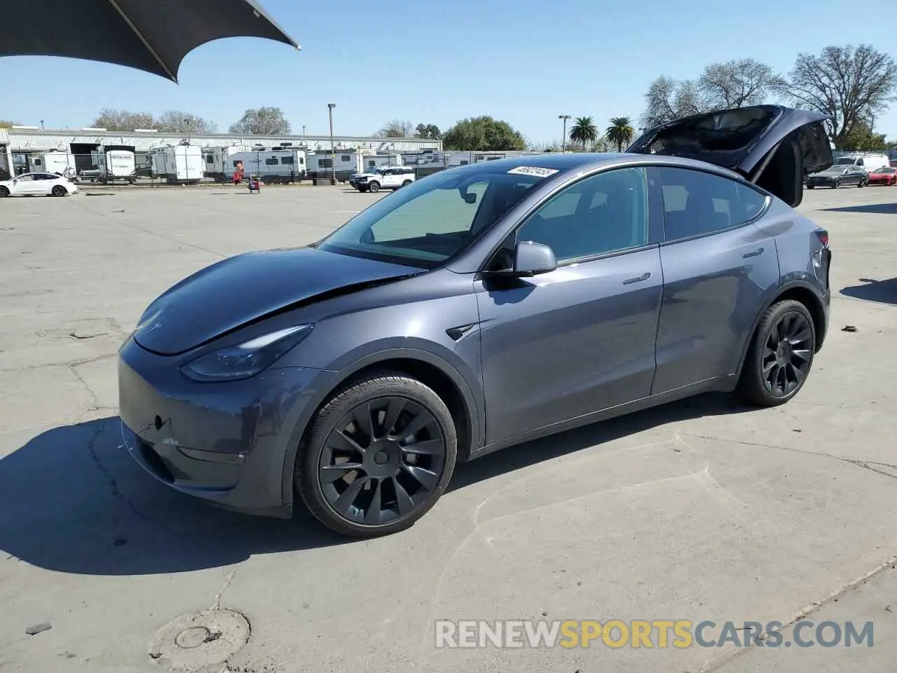 1 Фотография поврежденного автомобиля 7SAYGAEE9PF627707 TESLA MODEL Y 2023