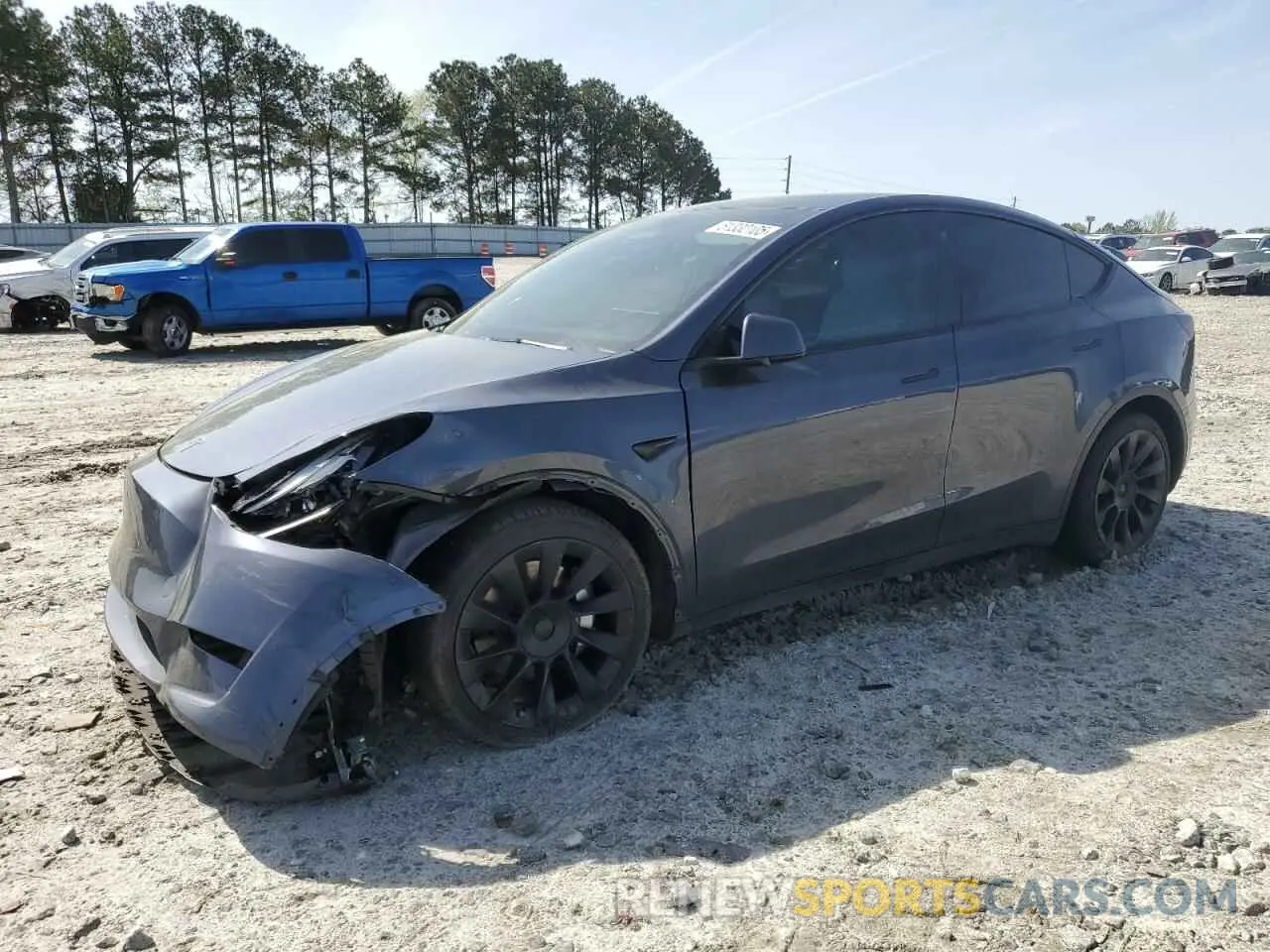 1 Фотография поврежденного автомобиля 7SAYGAEE9PF662103 TESLA MODEL Y 2023