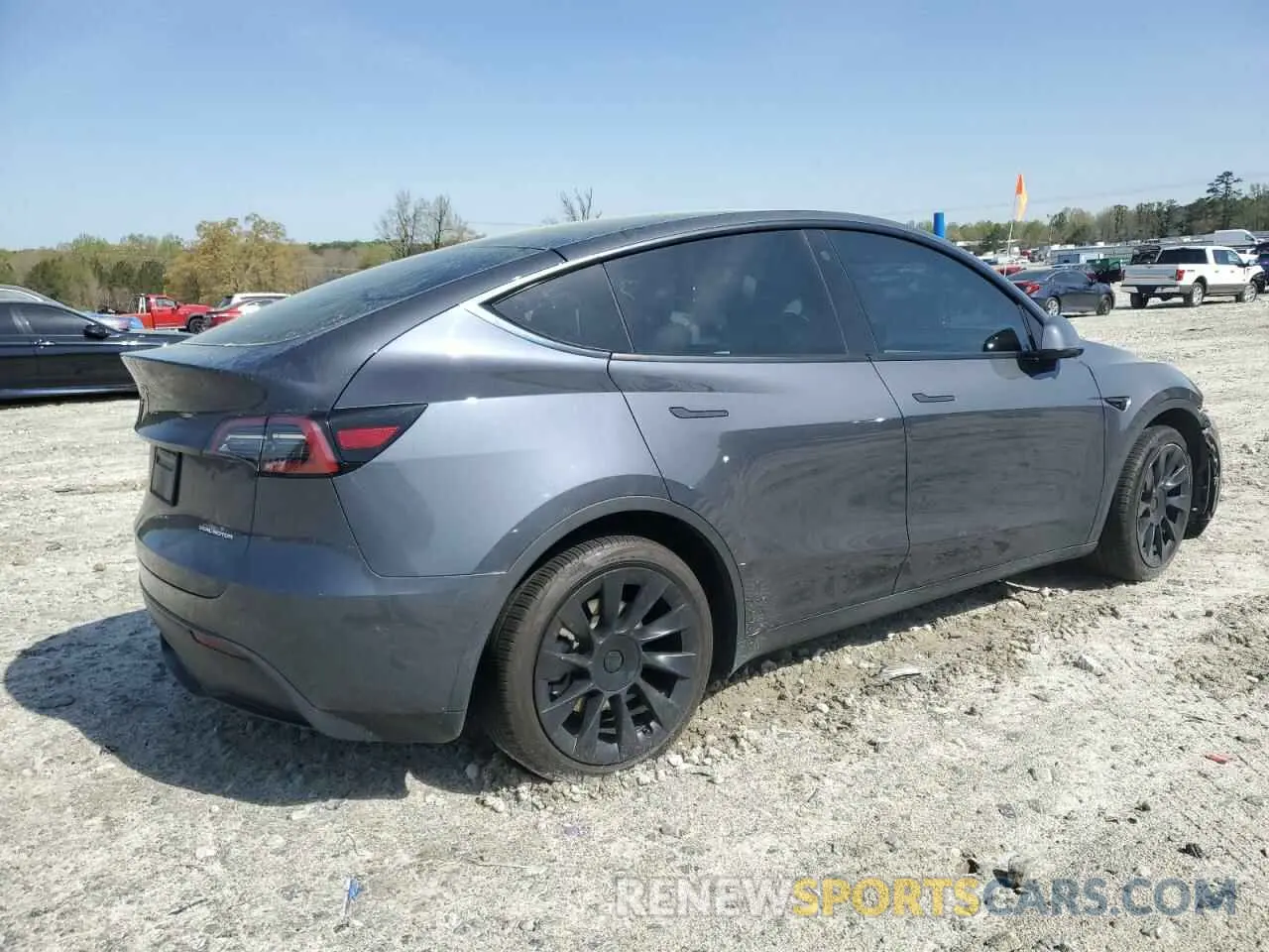 3 Фотография поврежденного автомобиля 7SAYGAEE9PF662103 TESLA MODEL Y 2023