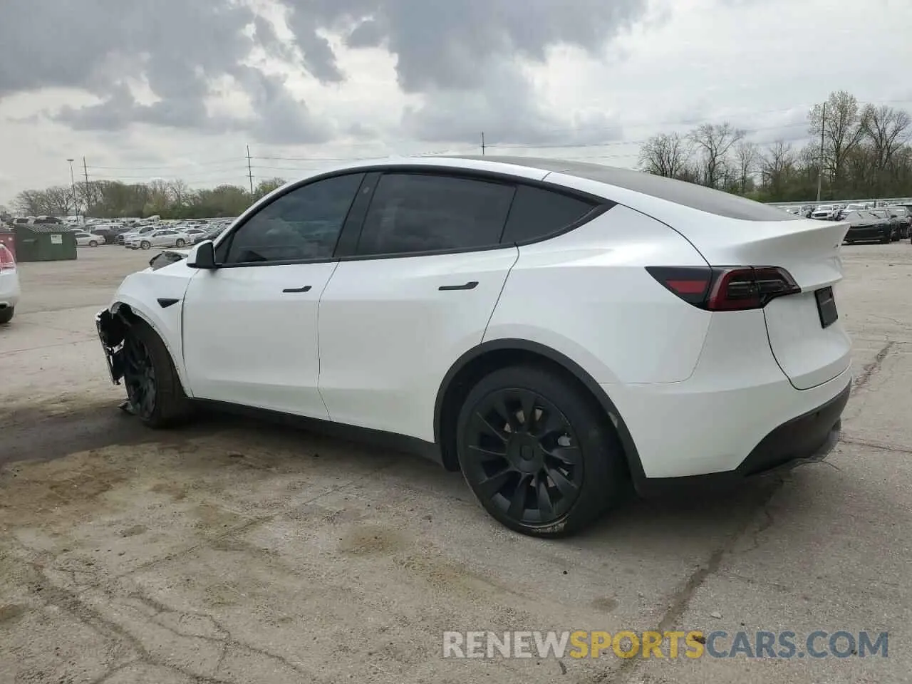 2 Photograph of a damaged car 7SAYGAEE9PF686434 TESLA MODEL Y 2023