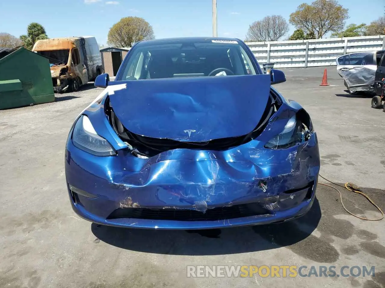 5 Фотография поврежденного автомобиля 7SAYGAEE9PF709792 TESLA MODEL Y 2023