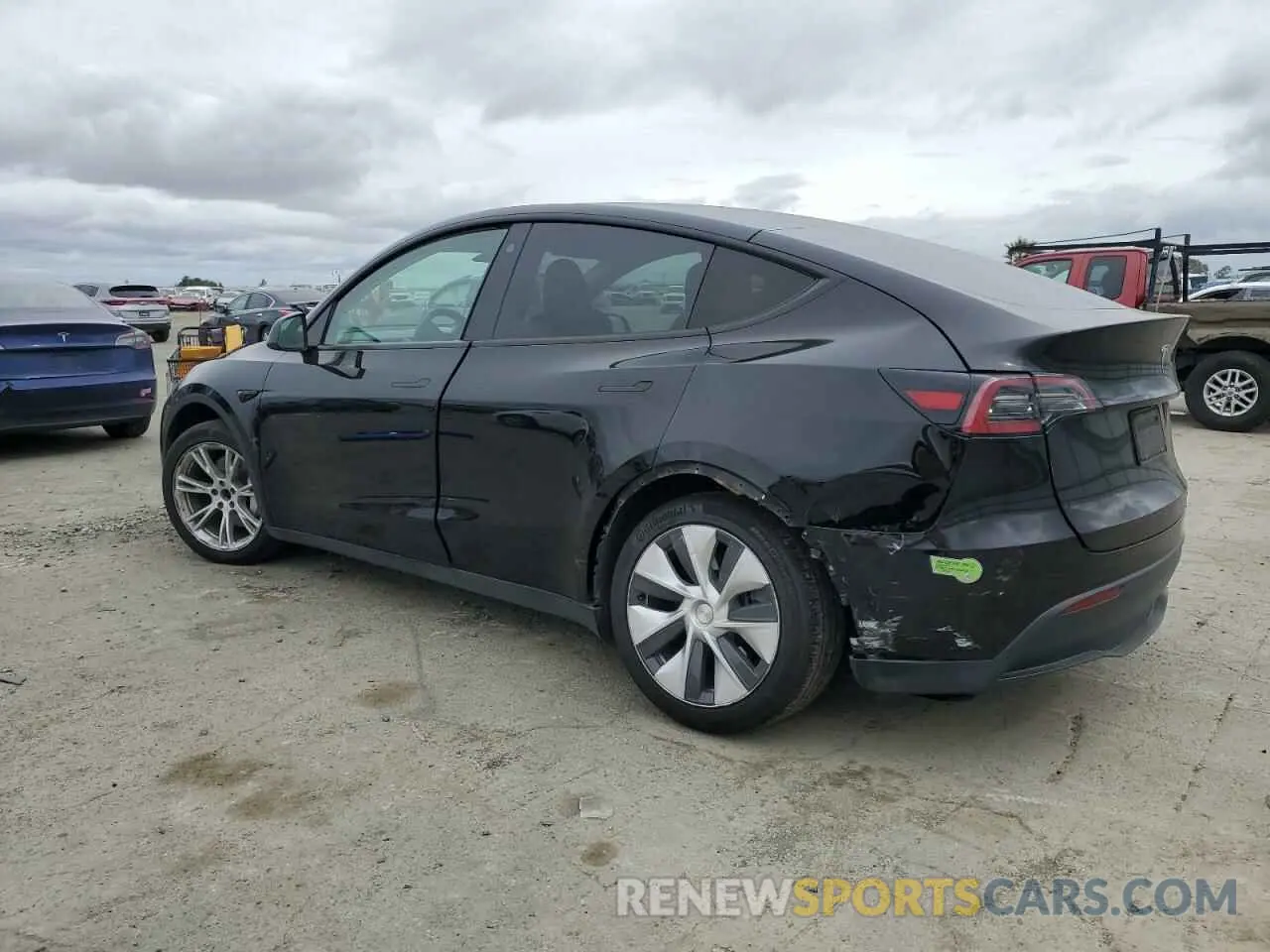 2 Photograph of a damaged car 7SAYGAEE9PF716323 TESLA MODEL Y 2023