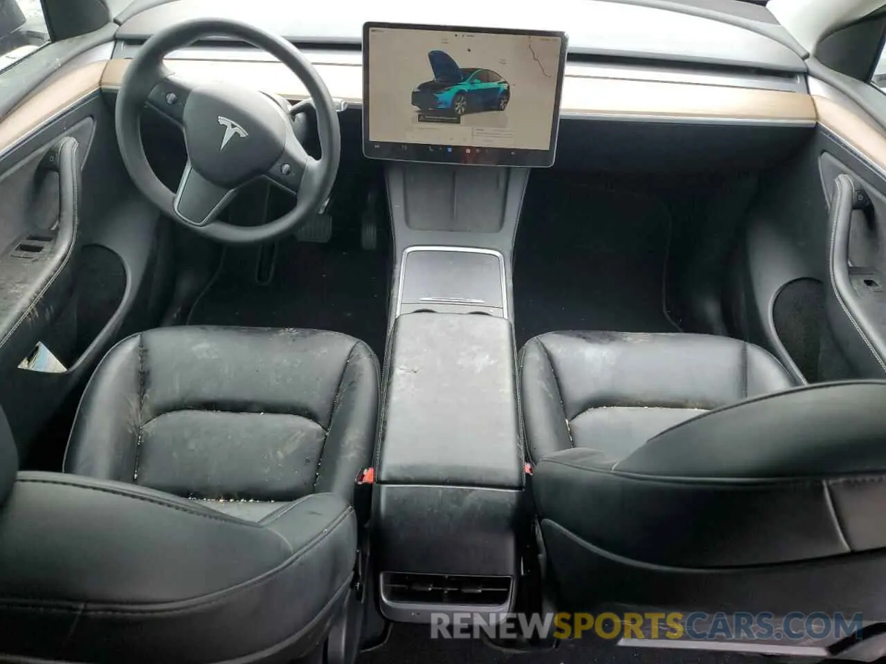 8 Photograph of a damaged car 7SAYGAEE9PF854993 TESLA MODEL Y 2023