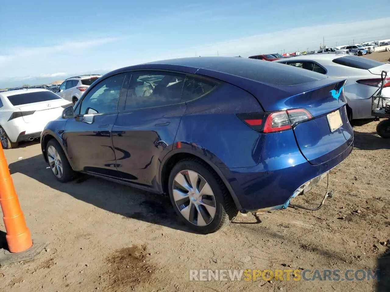 2 Photograph of a damaged car 7SAYGAEE9PF873950 TESLA MODEL Y 2023