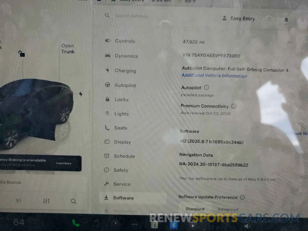 9 Photograph of a damaged car 7SAYGAEE9PF873950 TESLA MODEL Y 2023