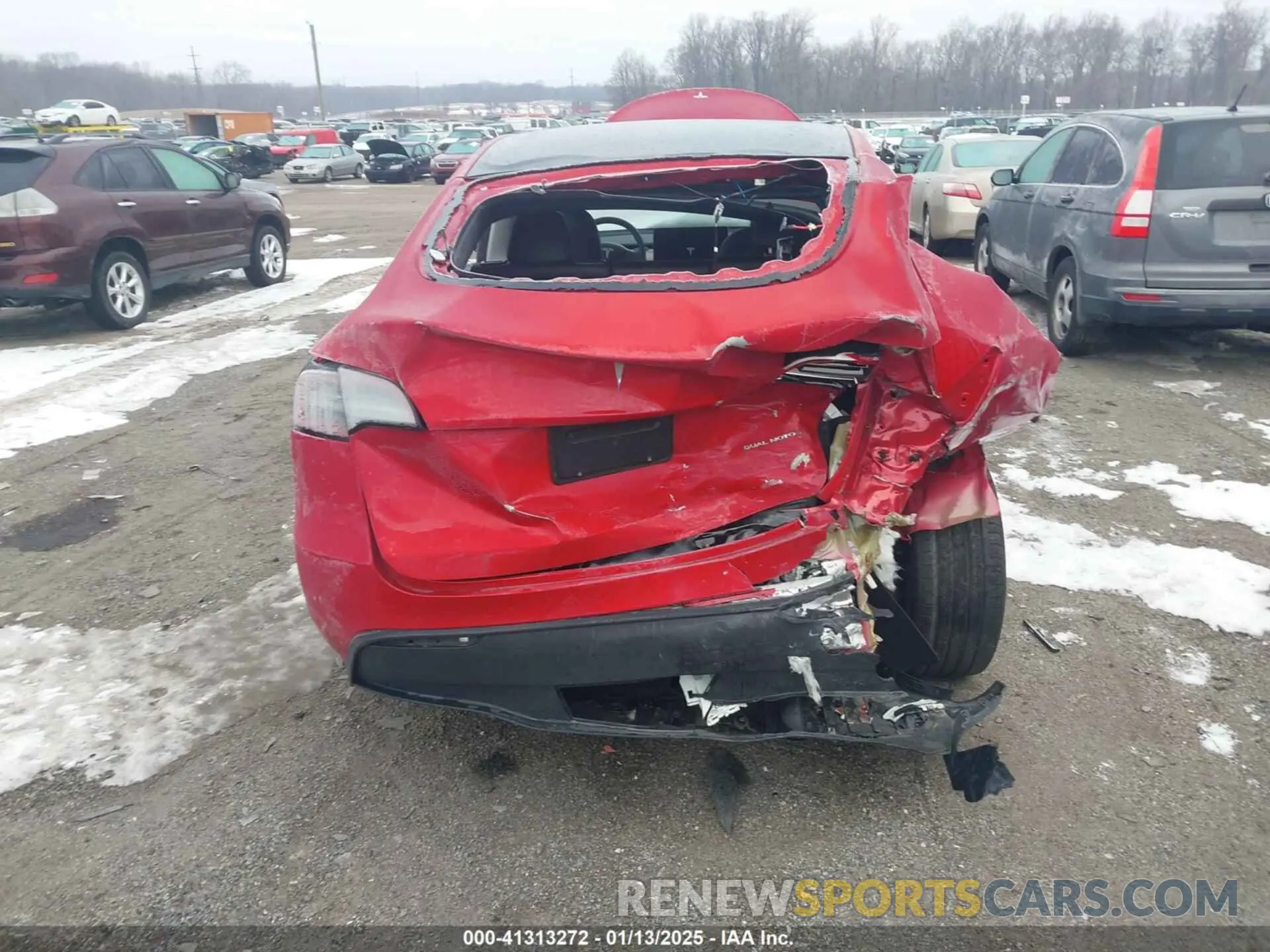15 Photograph of a damaged car 7SAYGAEE9PF916263 TESLA MODEL Y 2023