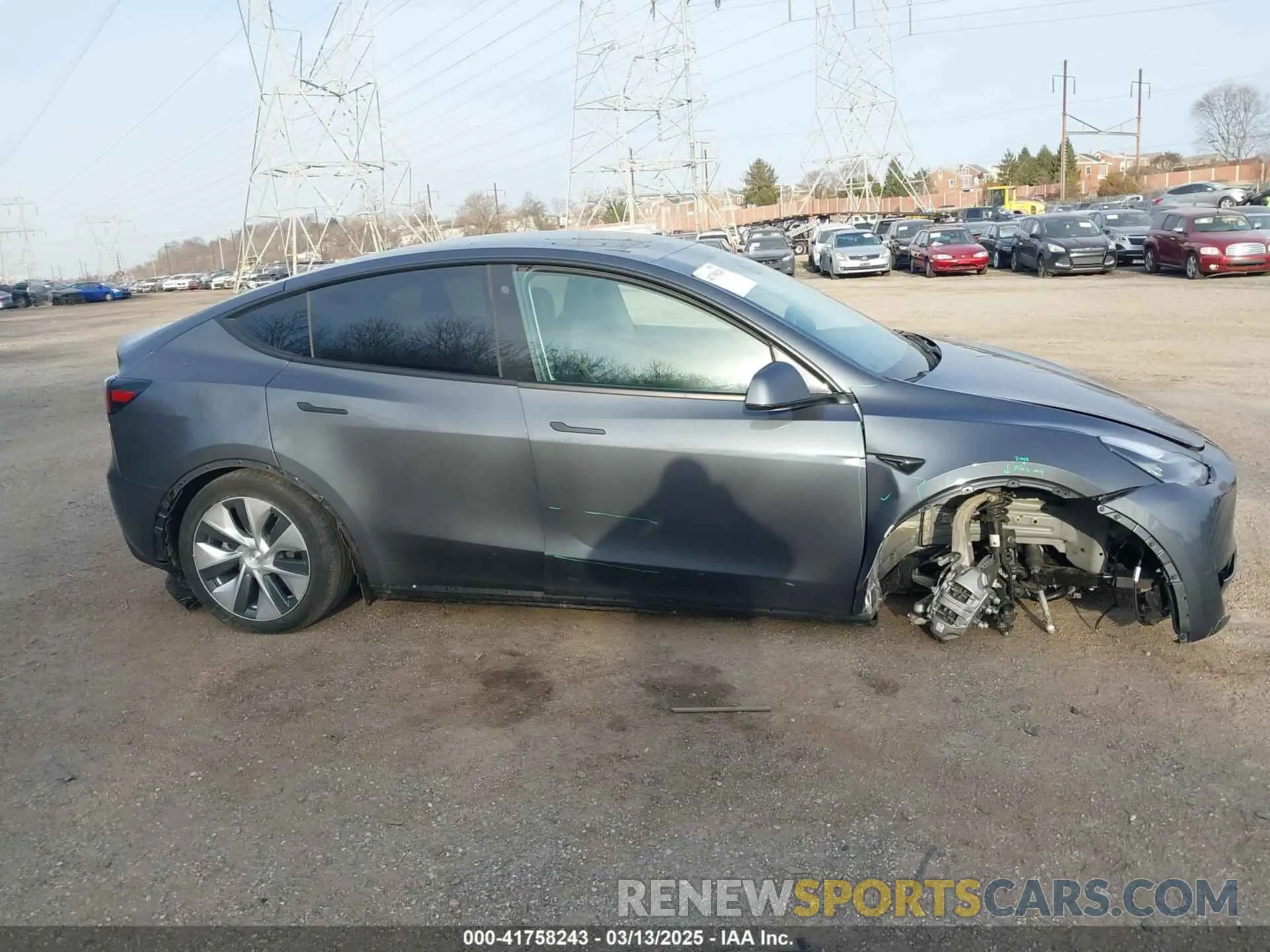 14 Photograph of a damaged car 7SAYGAEEXPF612231 TESLA MODEL Y 2023