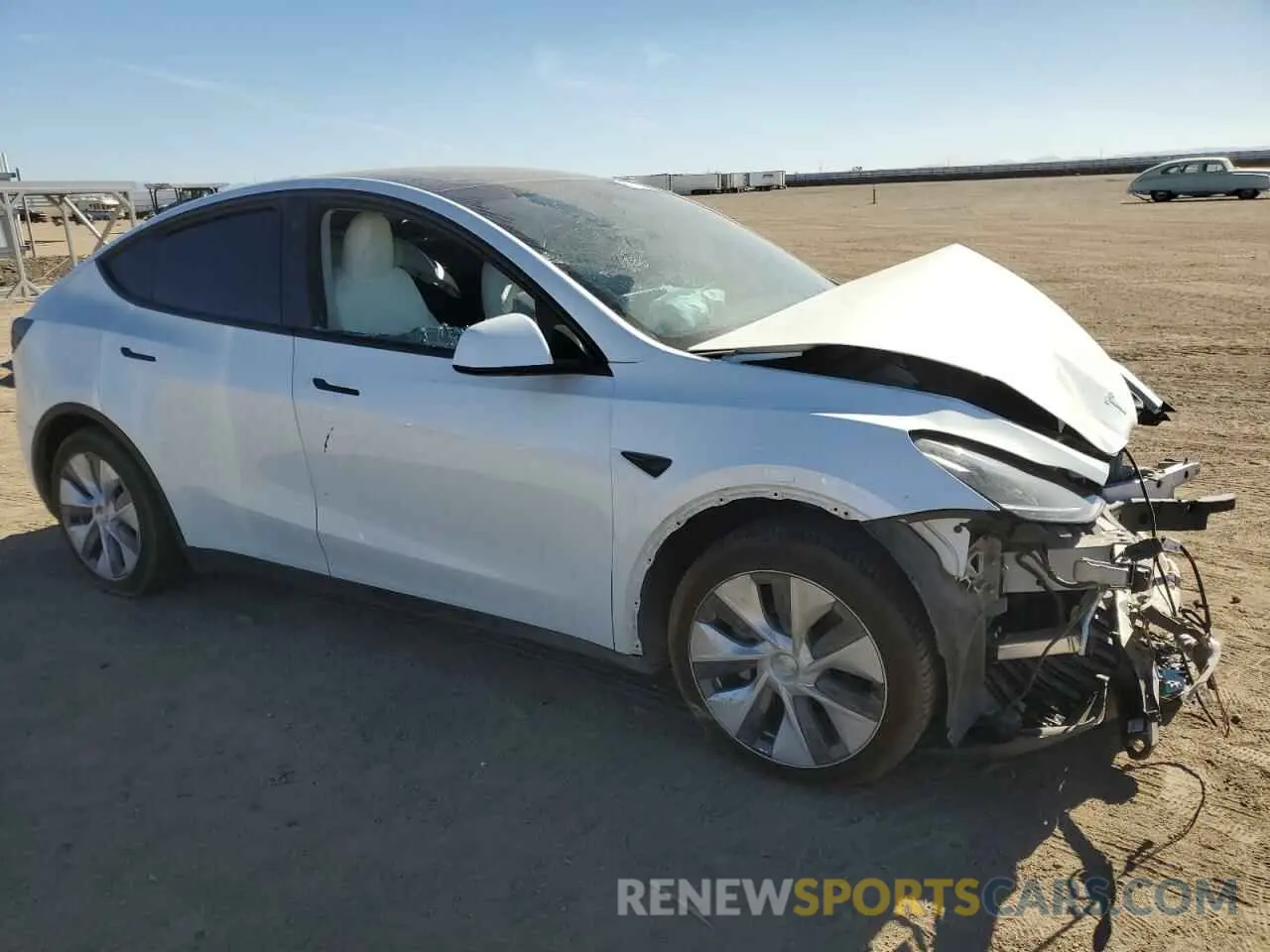 4 Photograph of a damaged car 7SAYGAEEXPF744308 TESLA MODEL Y 2023
