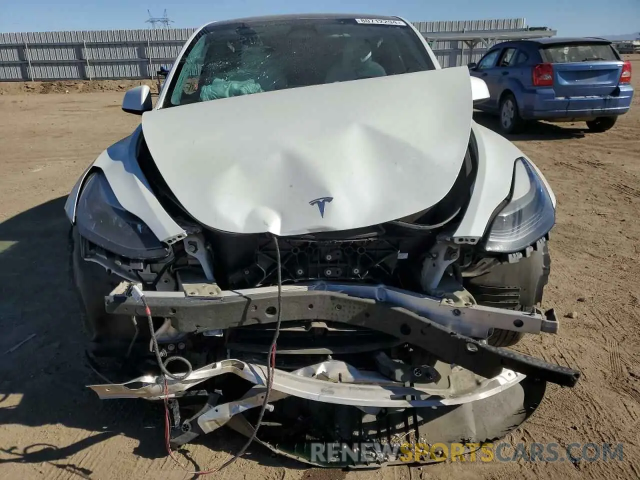 5 Photograph of a damaged car 7SAYGAEEXPF744308 TESLA MODEL Y 2023