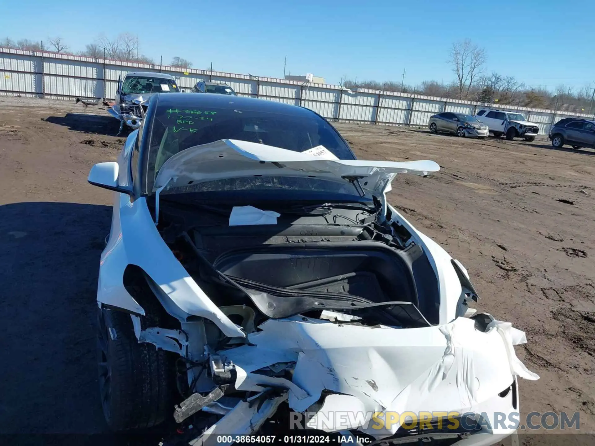 13 Photograph of a damaged car 7SAYGAEEXPF758175 TESLA MODEL Y 2023